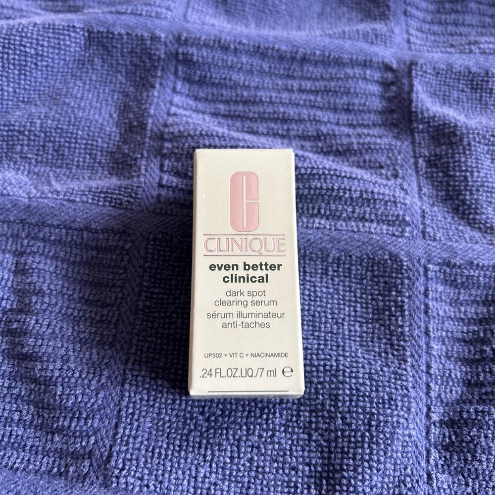 NEW! Clinique Even Better Clinical Dark Spot Clearing Serum .24OZTRAVEL Size Box